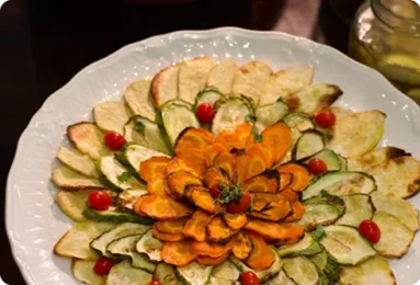 Opções veganas, vegetarianas e sem glúten